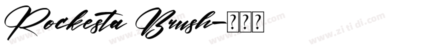 Rockesta Brush字体转换